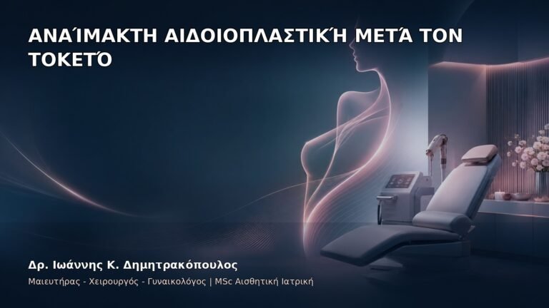 Αναίμακτη Αιδοιοπλαστική μετά τον Τοκετό - Δρ. Ιωάννης Κ. Δημητρακόπουλος