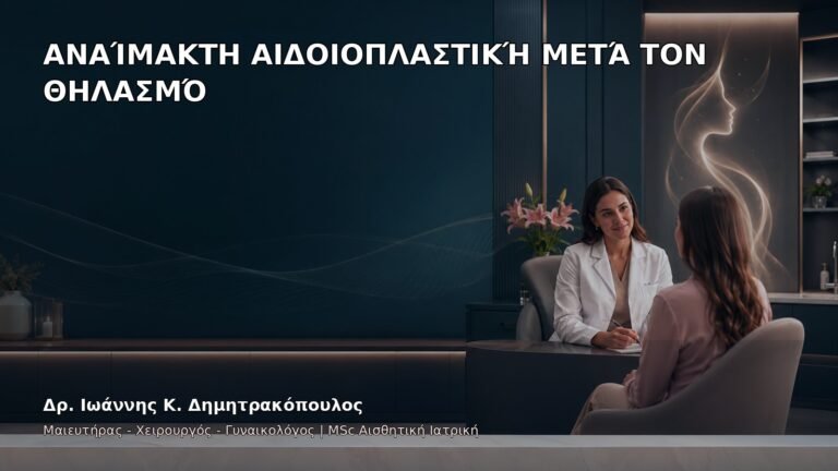 Αναίμακτη Αιδοιοπλαστική μετά τον Θηλασμό - Δρ. Ιωάννης Κ. Δημητρακόπουλος
