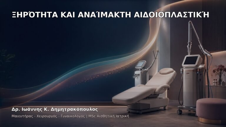 Ξηρότητα και Αναίμακτη Αιδοιοπλαστική - Δρ. Ιωάννης Κ. Δημητρακόπουλος