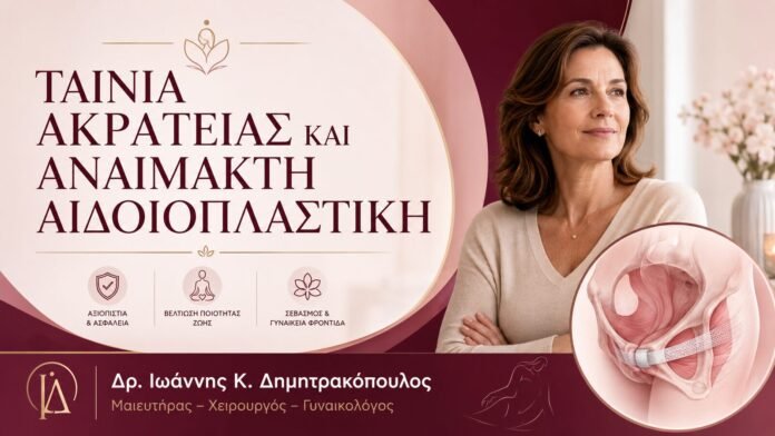 Ταινία Ακράτειας και Αναίμακτη Αιδοιοπλαστική – Δρ. Ιωάννης Κ. Δημητρακόπουλος