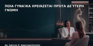 Ποια Γυναίκα Χρειάζεται Πρώτα Δεύτερη Γνώμη - Δρ. Ιωάννης Κ. Δημητρακόπουλος