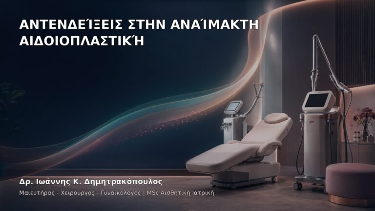 Αντενδείξεις στην Αναίμακτη Αιδοιοπλαστική - Δρ. Ιωάννης Κ. Δημητρακόπουλος