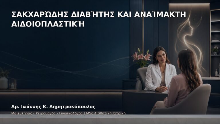 Σακχαρώδης Διαβήτης και Αναίμακτη Αιδοιοπλαστική - Δρ. Ιωάννης Κ. Δημητρακόπουλος
