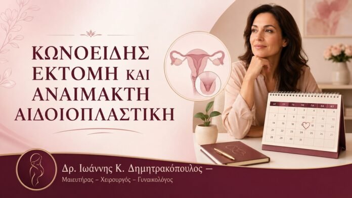Κωνοειδής Εκτομή και Αναίμακτη Αιδοιοπλαστική – Δρ. Ιωάννης Κ. Δημητρακόπουλος