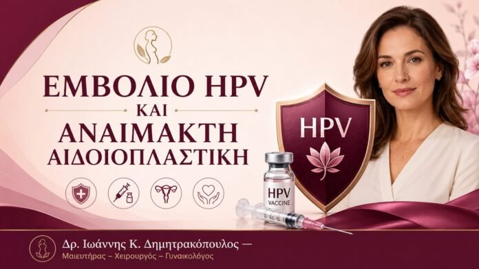 Εμβόλιο HPV και Αναίμακτη Αιδοιοπλαστική – Δρ. Ιωάννης Κ. Δημητρακόπουλος