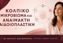 Κολπικό Μικροβίωμα και Αναίμακτη Αιδοιοπλαστική – Δρ. Ιωάννης Κ. Δημητρακόπουλος