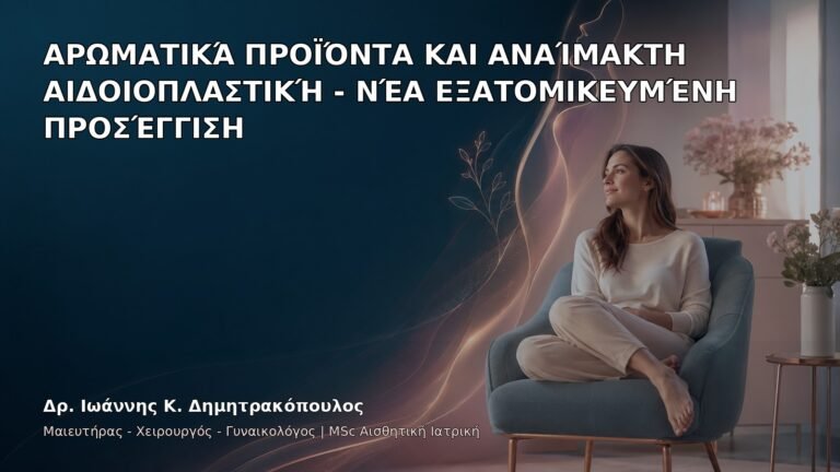 Αρωματικά Προϊόντα και Αναίμακτη Αιδοιοπλαστική - Νέα Εξατομικευμένη Προσέγγιση - Δρ. Ιωάννης Κ. Δημητρακόπουλος