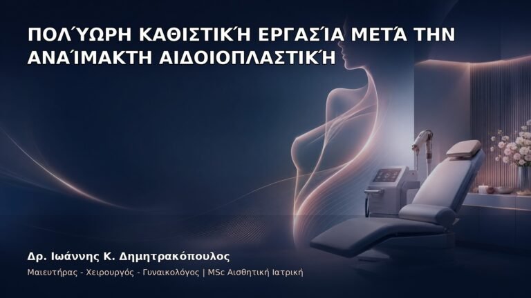 Πολύωρη Καθιστική Εργασία μετά την Αναίμακτη Αιδοιοπλαστική - Δρ. Ιωάννης Κ. Δημητρακόπουλος