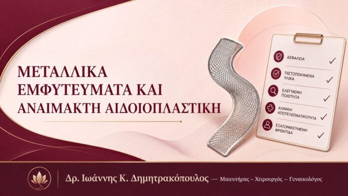 anaimakti-aidoioplastiki-39 Μεταλλικά Εμφυτεύματα και Αναίμακτη Αιδοιοπλαστική – Δρ. Ιωάννης Κ. Δημητρακόπουλος