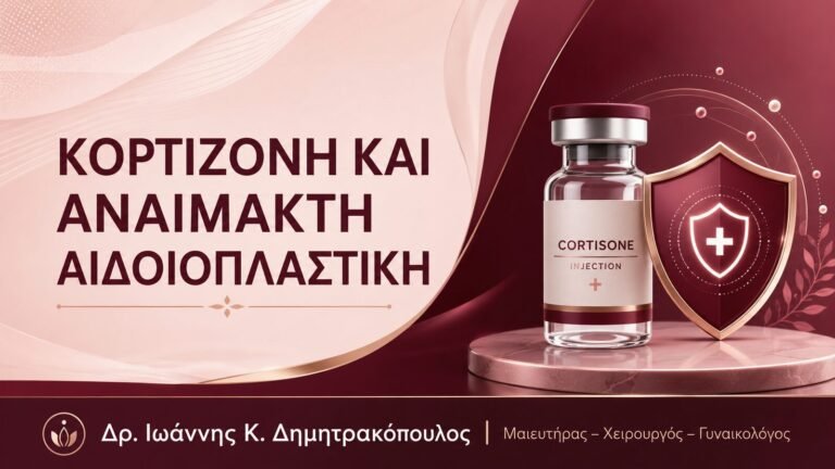 Κορτιζόνη και Αναίμακτη Αιδοιοπλαστική – Δρ. Ιωάννης Κ. Δημητρακόπουλος