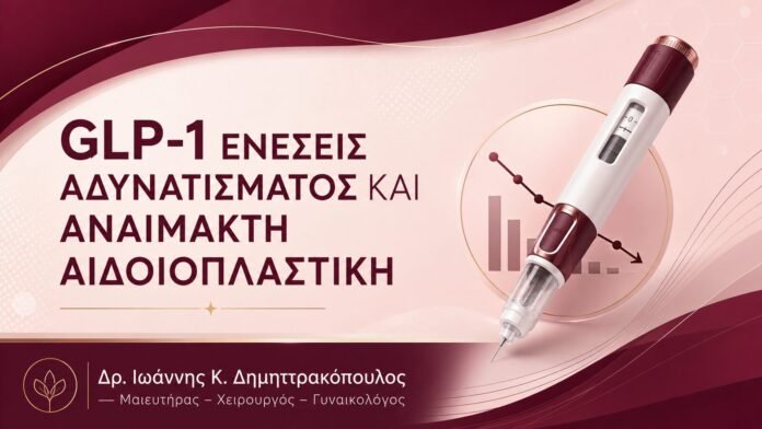 GLP-1 Ενέσεις Αδυνατίσματος και Αναίμακτη Αιδοιοπλαστική – Δρ. Ιωάννης Κ. Δημητρακόπουλος