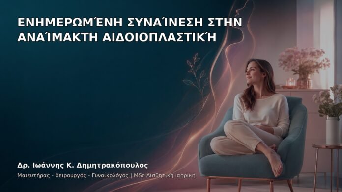 Ενημερωμένη Συναίνεση στην Αναίμακτη Αιδοιοπλαστική - Δρ. Ιωάννης Κ. Δημητρακόπουλος