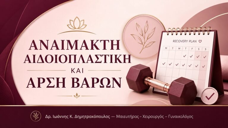 Αναίμακτη Αιδοιοπλαστική και Υδρομασάζ – Δρ. Ιωάννης Κ. Δημητρακόπουλος