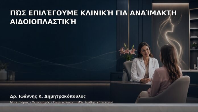 Πώς Επιλέγουμε Κλινική για Αναίμακτη Αιδοιοπλαστική - Δρ. Ιωάννης Κ. Δημητρακόπουλος
