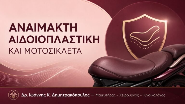 Αναίμακτη Αιδοιοπλαστική και Μοτοσικλέτα – Δρ. Ιωάννης Κ. Δημητρακόπουλος