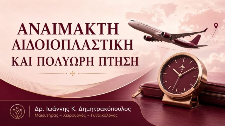 Αναίμακτη Αιδοιοπλαστική και Πολύωρη Πτήση – Δρ. Ιωάννης Κ. Δημητρακόπουλος