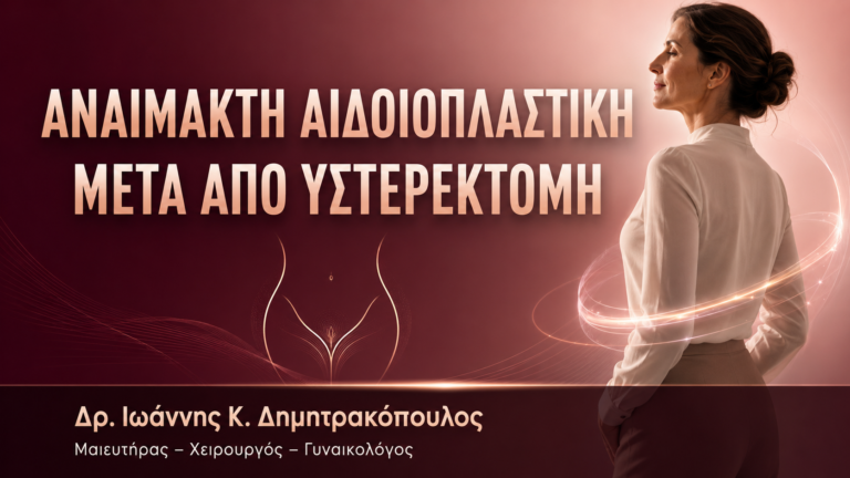 Αναίμακτη Αιδοιοπλαστική μετά από Υστερεκτομή – Δρ. Ιωάννης Κ. Δημητρακόπουλος