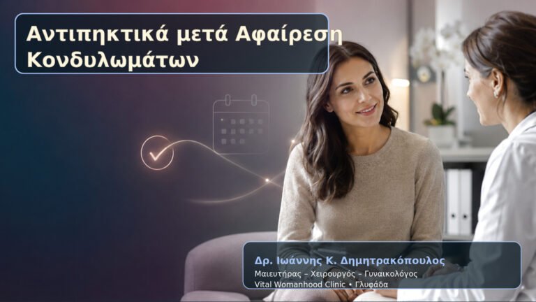 Αντιπηκτικά μετά Αφαίρεση Κονδυλωμάτων – Δρ. Ιωάννης Κ. Δημητρακόπουλος