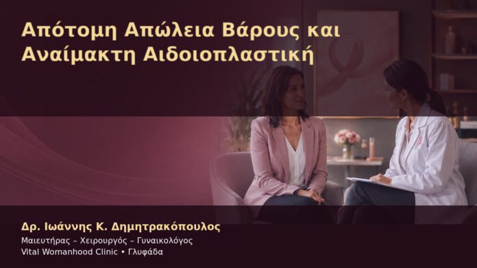 Απότομη Απώλεια Βάρους και Αναίμακτη Αιδοιοπλαστική – Δρ. Ιωάννης Κ. Δημητρακόπουλος