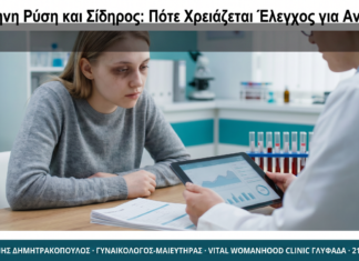 Έμμηνη Ρύση και Σίδηρος: Πότε Χρειάζεται Έλεγχος για Αναιμία;