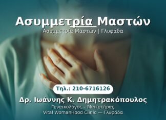 Ασυμμετρία Μαστών PRP Γυναικολογίας — Γλυφάδα | Δρ. Ιωάννης Κ. Δημητρακόπουλος