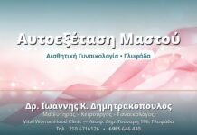 Αυτοεξέταση Μαστού - Δρ. Ιωάννης Δημητρακόπουλος, Γυναικολόγος Γλυφάδα