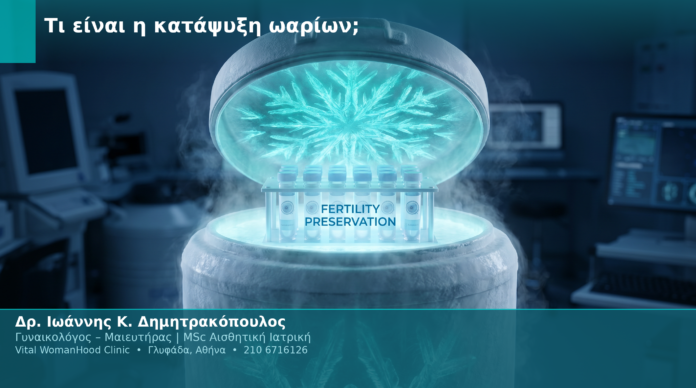 Τι είναι η κατάψυξη ωαρίων;
