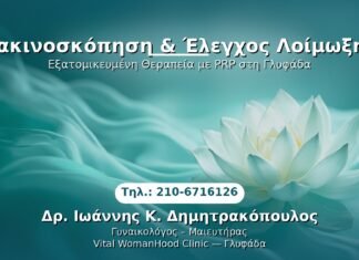 Βακινοσκόπηση & Έλεγχος Λοίμωξης PRP Γυναικολογίας — Γλυφάδα | Δρ. Ιωάννης Κ. Δημητρακόπουλος
