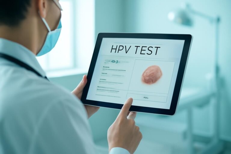 Εξειδικευμένη αξιολόγηση κονδυλωμάτων HPV με ψηφιακό εξοπλισμό σε ιατρείο γυναικολογίας