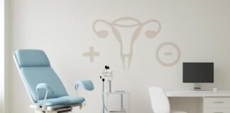 Σύγχρονο γυναικολογικό ιατρείο με γυναικολογικό εξοπλισμό και ήρεμο περιβάλλον για ασθενείς