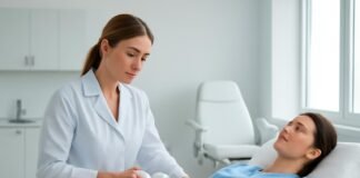 Σύγχρονο γυναικολογικό ιατρείο με εφαρμογή κρυοθεραπείας κονδυλωμάτων από γυναικολόγο