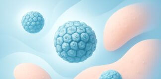 Ιατρική απεικόνιση HPV ιών και δερματολογικής αισθητικής σε σύγχρονο φωτεινό περιβάλλον