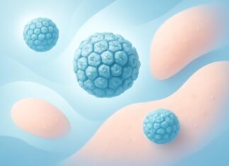 Η Διαφορά μεταξύ HPV Κονδυλωμάτων και Άλλων Δερματικών Βλαβών: Καθοδήγηση για Ασθενείς Ιατρική απεικόνιση HPV ιών και δερματολογικής αισθητικής σε σύγχρονο φωτεινό περιβάλλον