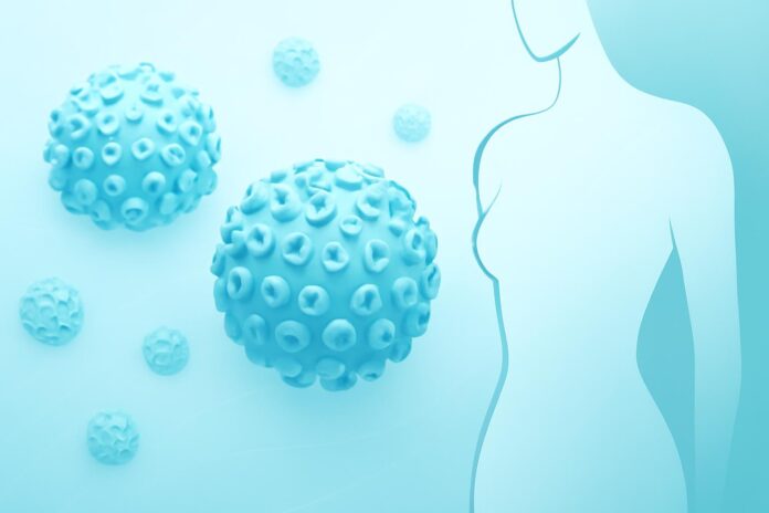 Η Σημασία της Μοριακής Διάγνωσης στα HPV Κονδυλώματα: Σύγχρονες Προσεγγίσεις και Οφέλη Αφηρημένα στοιχεία ιού HPV σε ιατρικό φωτεινό περιβάλλον για ενημερωτικό άρθρο