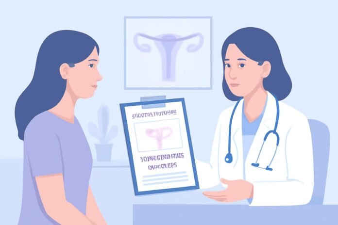 Παθολογικό Pap Test: Τι Σημαίνει και Ποια Είναι τα Επόμενα Βήματα Ιατρική απεικόνιση συμβουλευτικής για παθολογικό Pap test