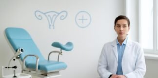 Φωτεινό και σύγχρονο ιατρείο γυναικολόγου για επικοινωνία και συνεδρίαση