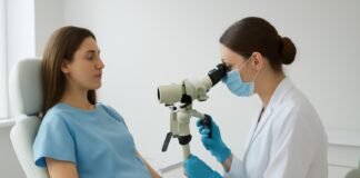 Εξειδικευμένη γυναικολογική εξέταση HPV και κονδυλωμάτων με κολποσκόπηση