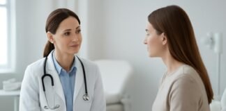 Εξειδικευμένη γυναικολογική εξέταση για θεραπεία κονδυλωμάτων HPV