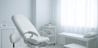 Σύγχρονο γυναικολογικό ιατρείο με διακριτική ατμόσφαιρα για επανεξέταση και δεύτερη γνώμη HPV και κονδυλωμάτων