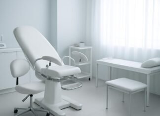 Συστηματική Επανεξέταση με Δυνατότητα Δεύτερης Γνώμης για HPV και Κονδυλώματα Σύγχρονο γυναικολογικό ιατρείο με διακριτική ατμόσφαιρα για επανεξέταση και δεύτερη γνώμη HPV και κονδυλωμάτων