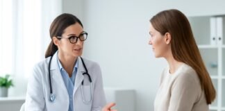 Σύγχρονο γυναικολογικό ιατρείο με ιατρική συμβουλευτική συνεδρίαση στη Γλυφάδα