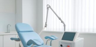 Σύγχρονο γυναικολογικό ιατρείο με τεχνολογία laser για θεραπεία κονδυλωμάτων