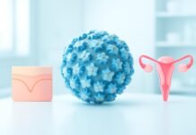 Αφηρημένα στοιχεία του ιού HPV με δερματολογική και γυναικολογική αισθητική σε σύγχρονο ιατρικό περιβάλλον