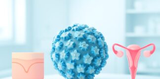 Αφηρημένα στοιχεία του ιού HPV με δερματολογική και γυναικολογική αισθητική σε σύγχρονο ιατρικό περιβάλλον