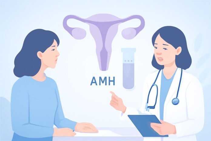 Χαμηλή AMH: Τι Δείχνει για το Ωοθηκικό Απόθεμα Ιατρική απεικόνιση ελέγχου AMH και ωοθηκικού αποθέματος