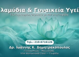 Χλαμύδια & Γυναικεία Υγεία PRP Γυναικολογίας — Γλυφάδα | Δρ. Ιωάννης Κ. Δημητρακόπουλος