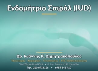 Ενδομήτριο Σπιράλ (IUD) - Δρ. Ιωάννης Κ. Δημητρακόπουλος, Γυναικολόγος Γλυφάδα