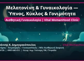 Μελατονίνη & Γυναικολογία — Ύπνος, Κύκλος & Γονιμότητα