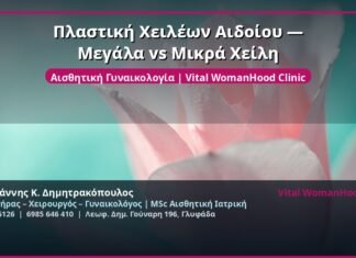 Πλαστική Χειλέων Αιδοίου — Μεγάλα vs Μικρά Χείλη