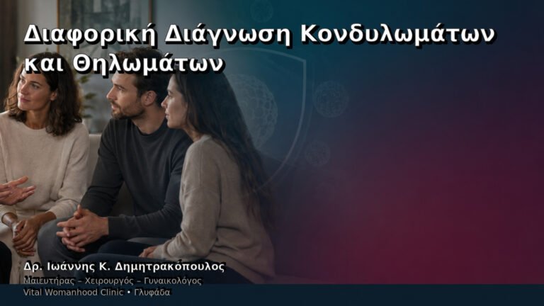 Διαφορική Διάγνωση Κονδυλωμάτων και Θηλωμάτων – Δρ. Ιωάννης Κ. Δημητρακόπουλος